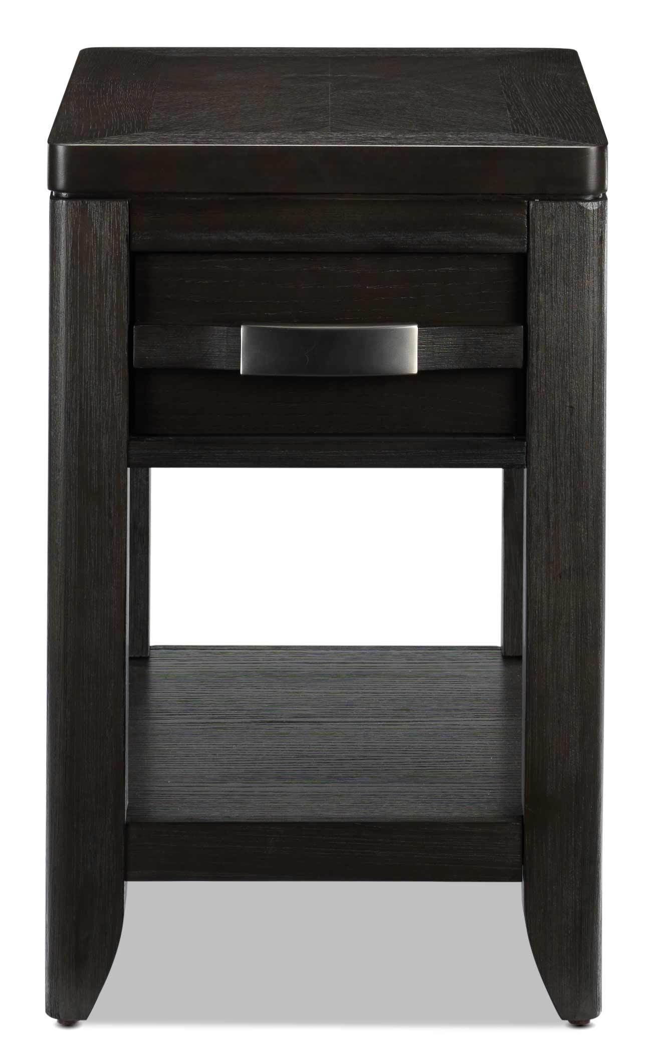 Manila Chairside Table - Brown