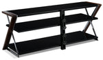 Merlot 60" TV Stand - Espresso, Black