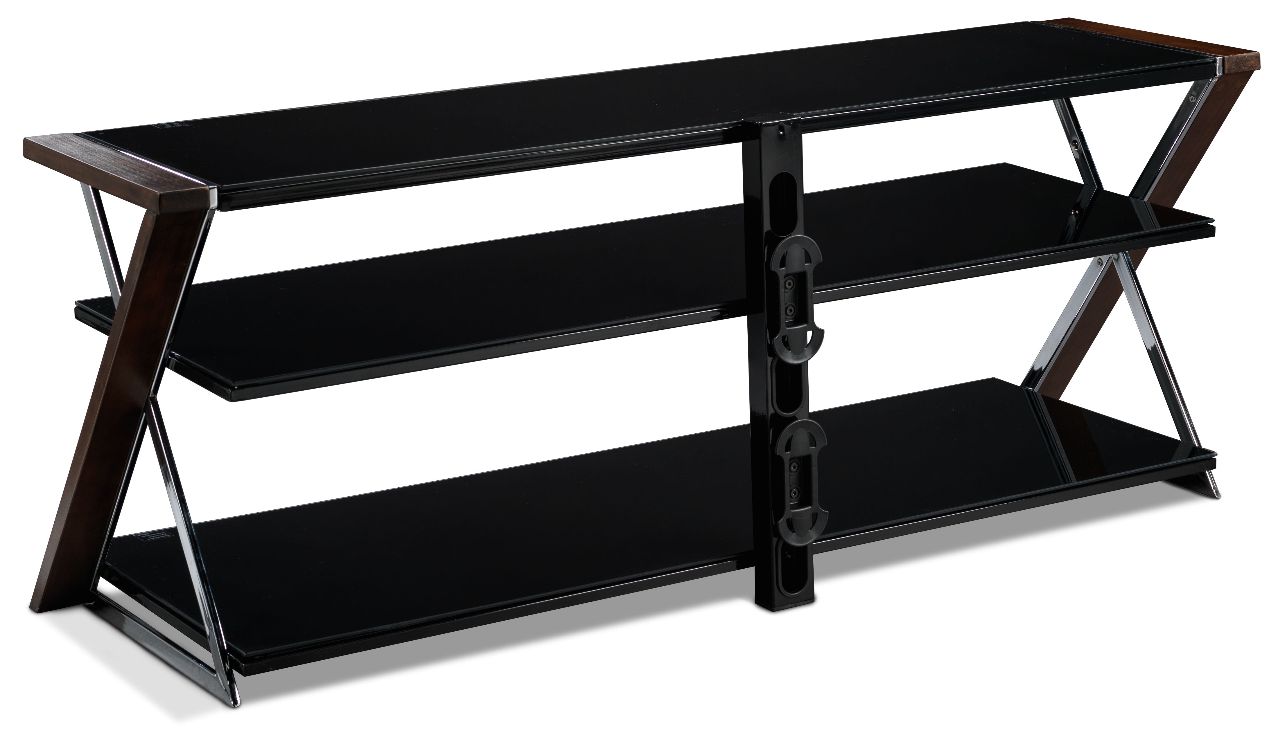 Merlot 60" TV Stand - Espresso, Black