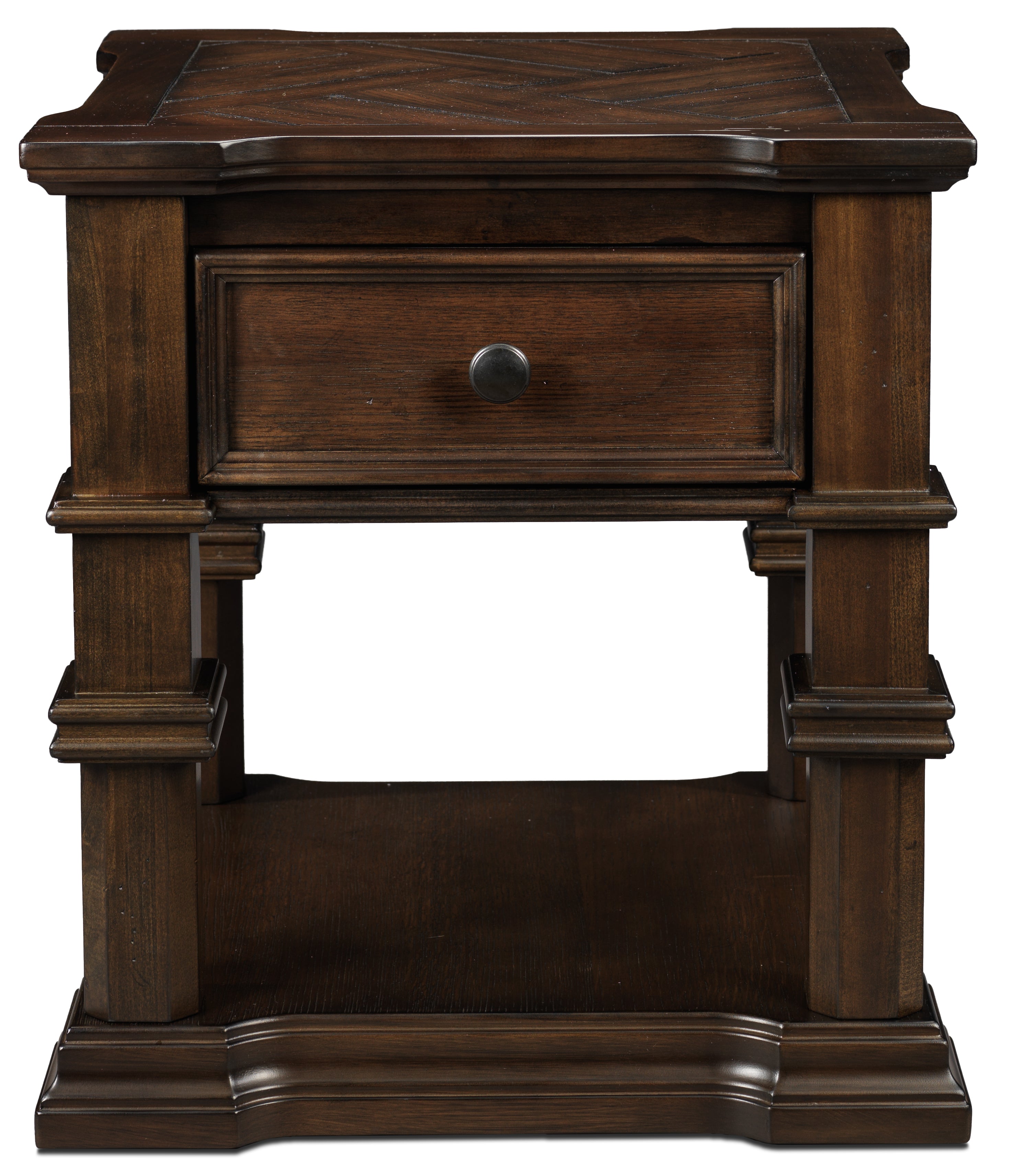 Roman 24" End Table - Walnut