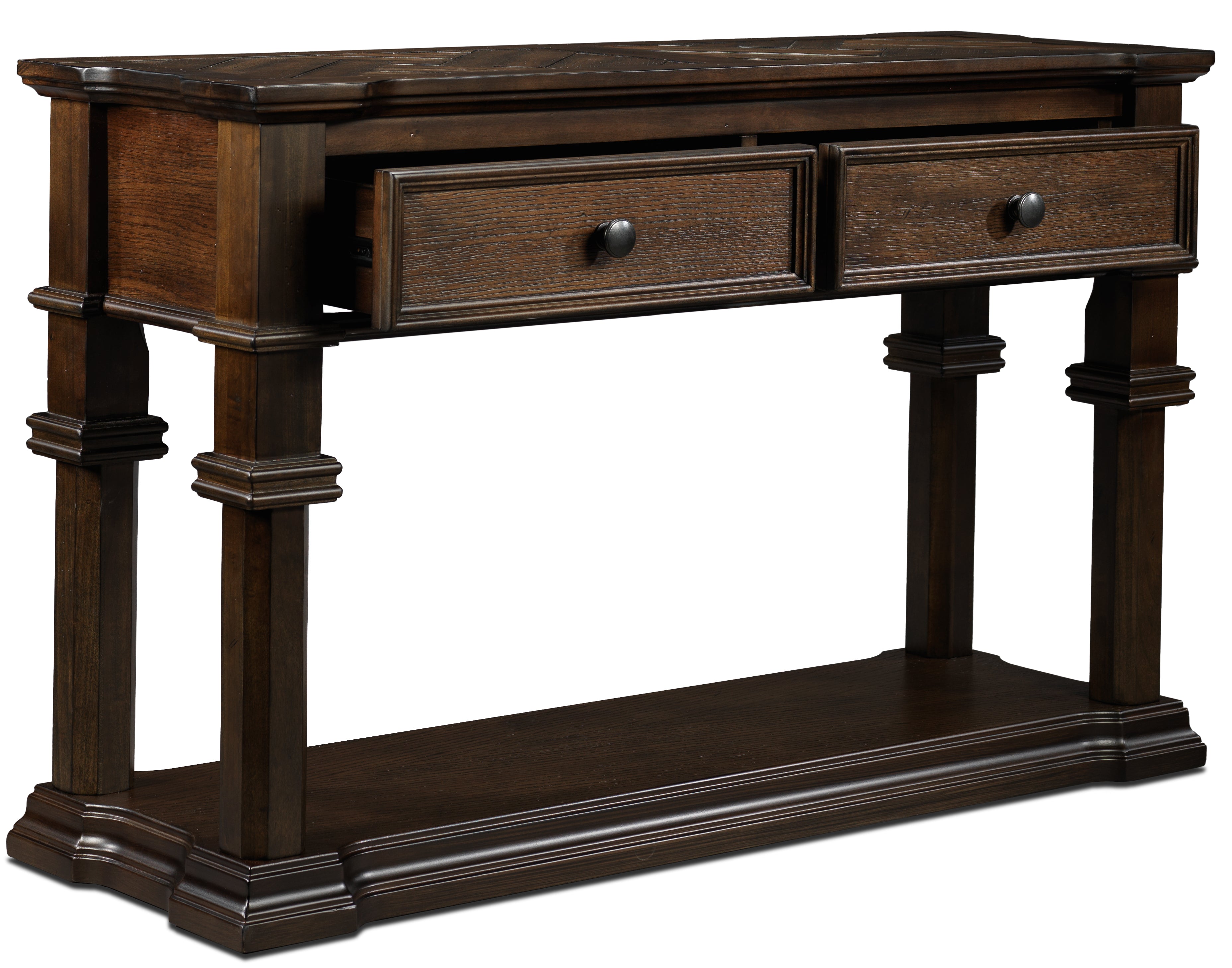Roman 48" Sofa Table - Walnut
