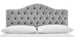 Lexa King Headboard - Light Grey