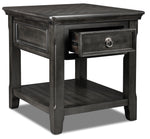 Turner 26" End Table - Grey