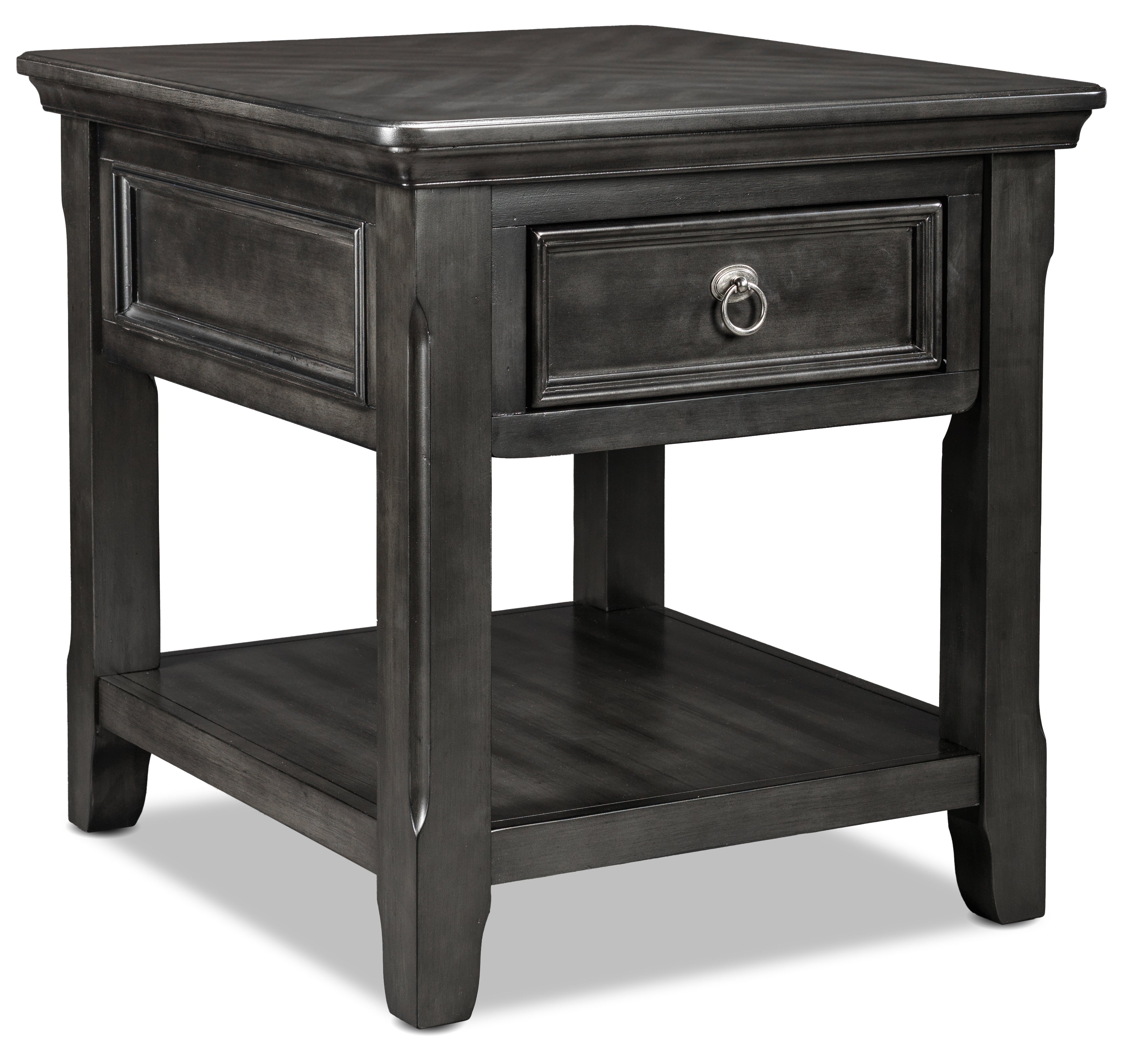 Turner 26" End Table - Grey