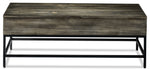 Asher 48" Lift-Top Coffee Table - Grey
