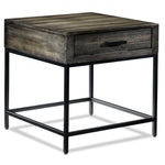 Asher End Table - Grey