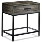 Asher Chairside Table - Grey