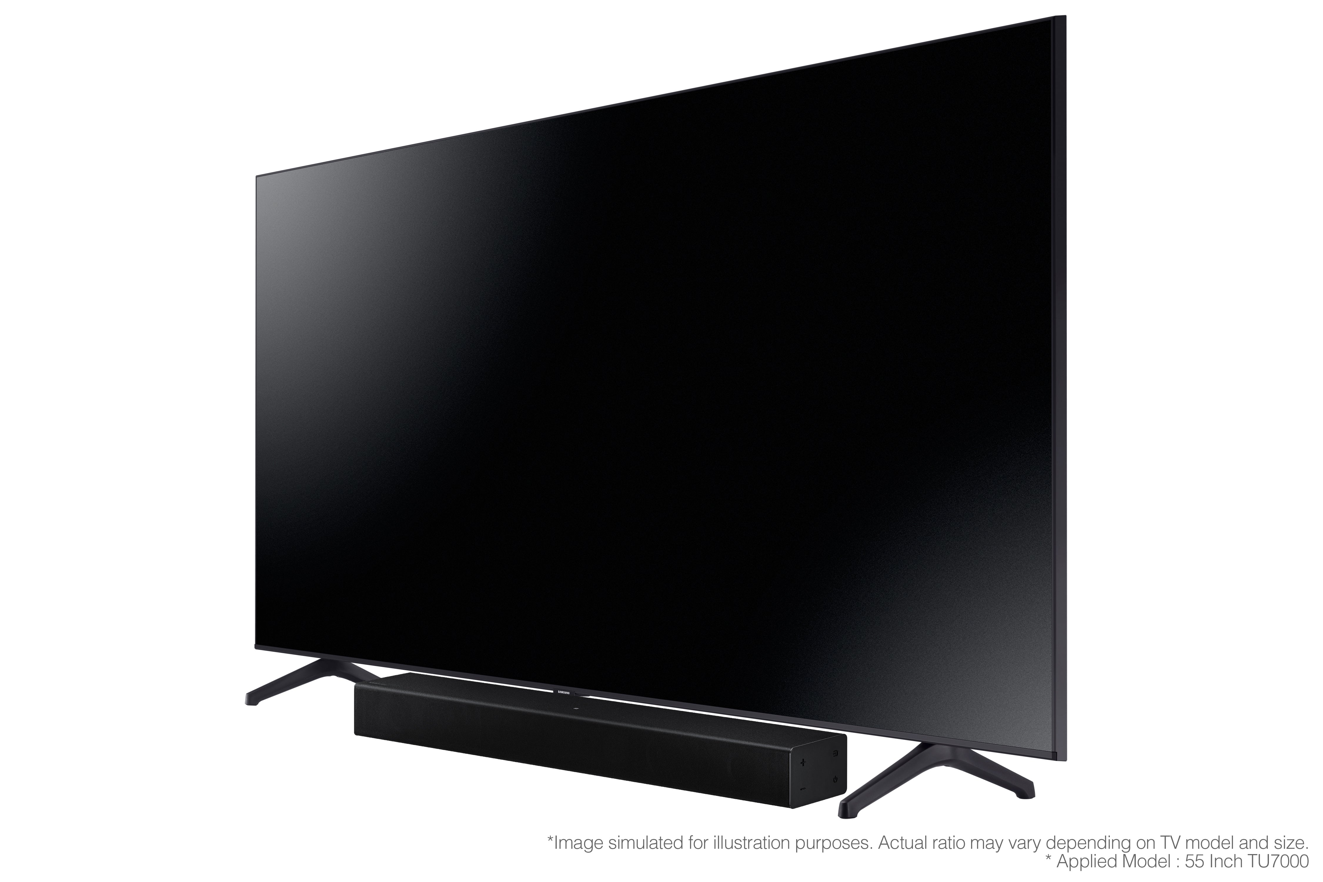 SAMSUNG 2CH SOUND BAR WITH BUILT IN SUBWOOFER - HW-T400/ZC