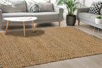 Jute Braided Area Rug - 5' X 8' - Beige