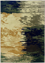 Aurora Abstract Area Rug (5'3" x 7'6")