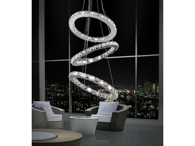 Ring-Fifty Four Light Led Chandelier