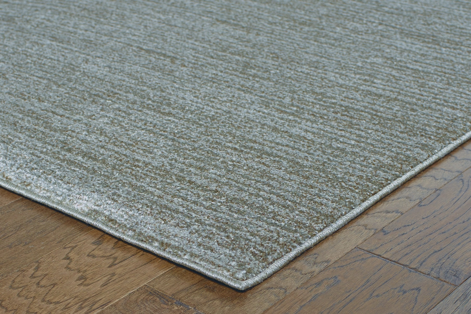Virginia Distressed Stripe Grey Area Rug (5'3" x 7'6")
