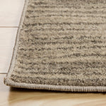 Virginia Distressed Stripe Beige Area Rug (5'3" x 7'6")
