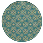 Calypso 4771E Lattice Indoor/Outdoor Area Rug (7'10" Round)