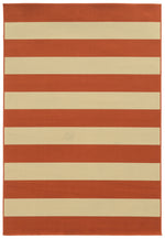 Calypso 4768B Stripe Indoor/Outdoor Area Rug (5'3" x 7'6")