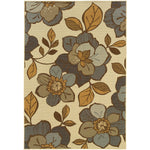 Ibiza 9448M Floral Indoor/Outdoor Area Rug (6'7" x 9'6")