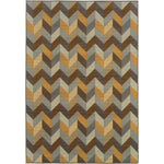 Ibiza 4902X Chevron Indoor/Outdoor Area Rug (5'3" x 7'6")
