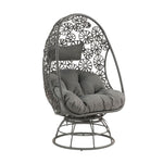 Windthorst Egg Outdoor Chair Set - Charcoal/Black