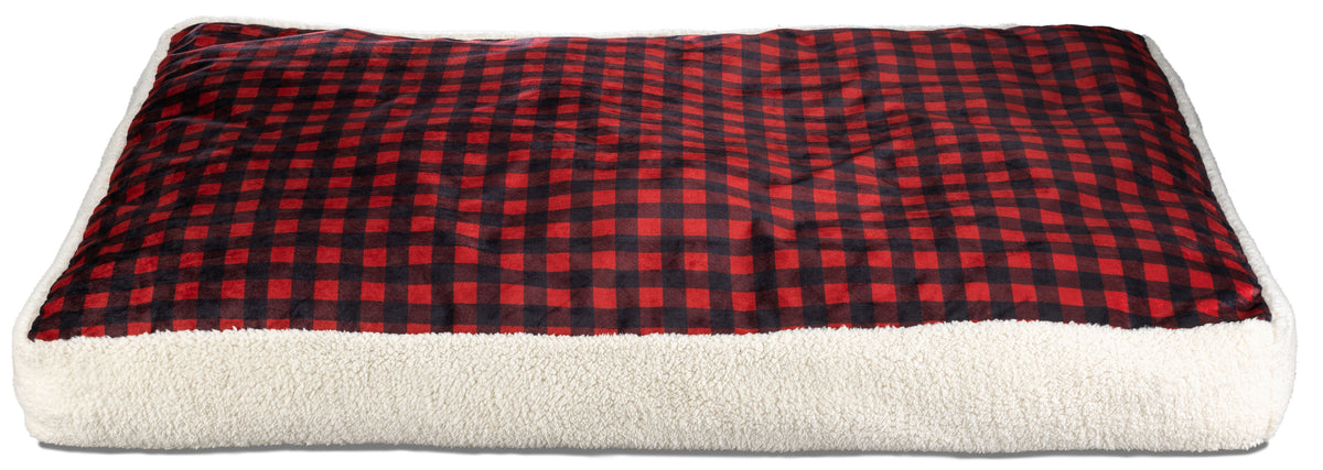 Slab Pet Bed Large - Buffalo Check