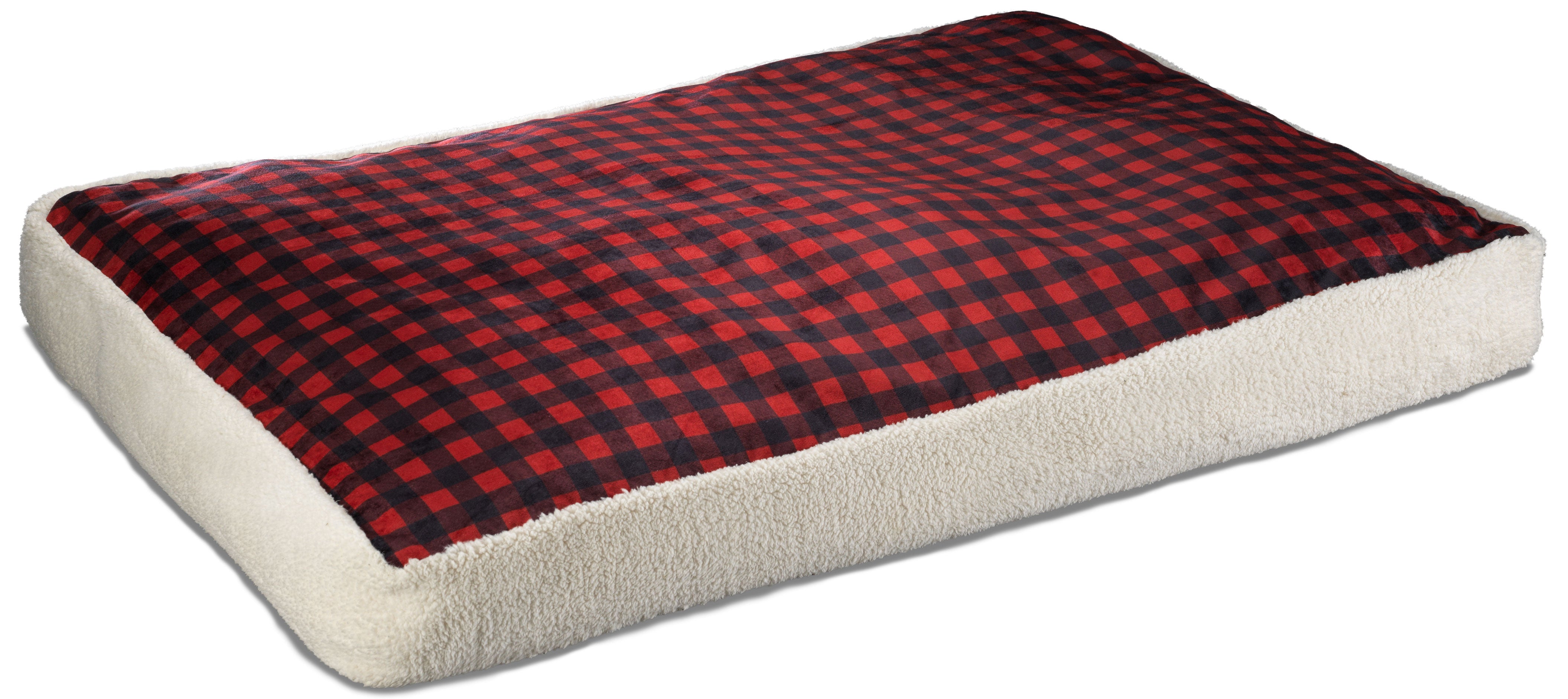Slab Pet Bed Large - Buffalo Check