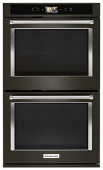 KitchenAid Black Stainless Smart Double Oven (10.0 Cu.Ft) - KODE900HBS