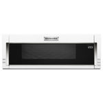 KitchenAid White Low Profile Over-the-Range Microwave and Hood Combination (1.1 Cu.Ft.) - YKMLS311HWH