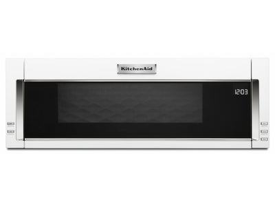 KitchenAid Four micro-ondes avec hotte intégrée 1,1 pi³ à profil bas blanc YKMLS311HWH