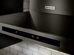 KitchenAid Black Stainless 36" Wall Mount Range Hood (600 CFM) - KVWB606DBS