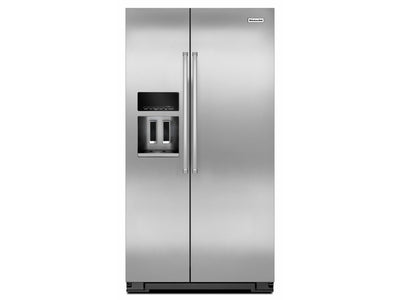 KitchenAid Réfrigérateur 19,9 pi³ côte à côte inox PrintShield® KRSC700HPS