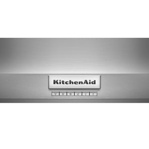 KitchenAid Hotte de cuisinière à montage murale de style commercial 48 po acier inoxydable KVWC908KSS