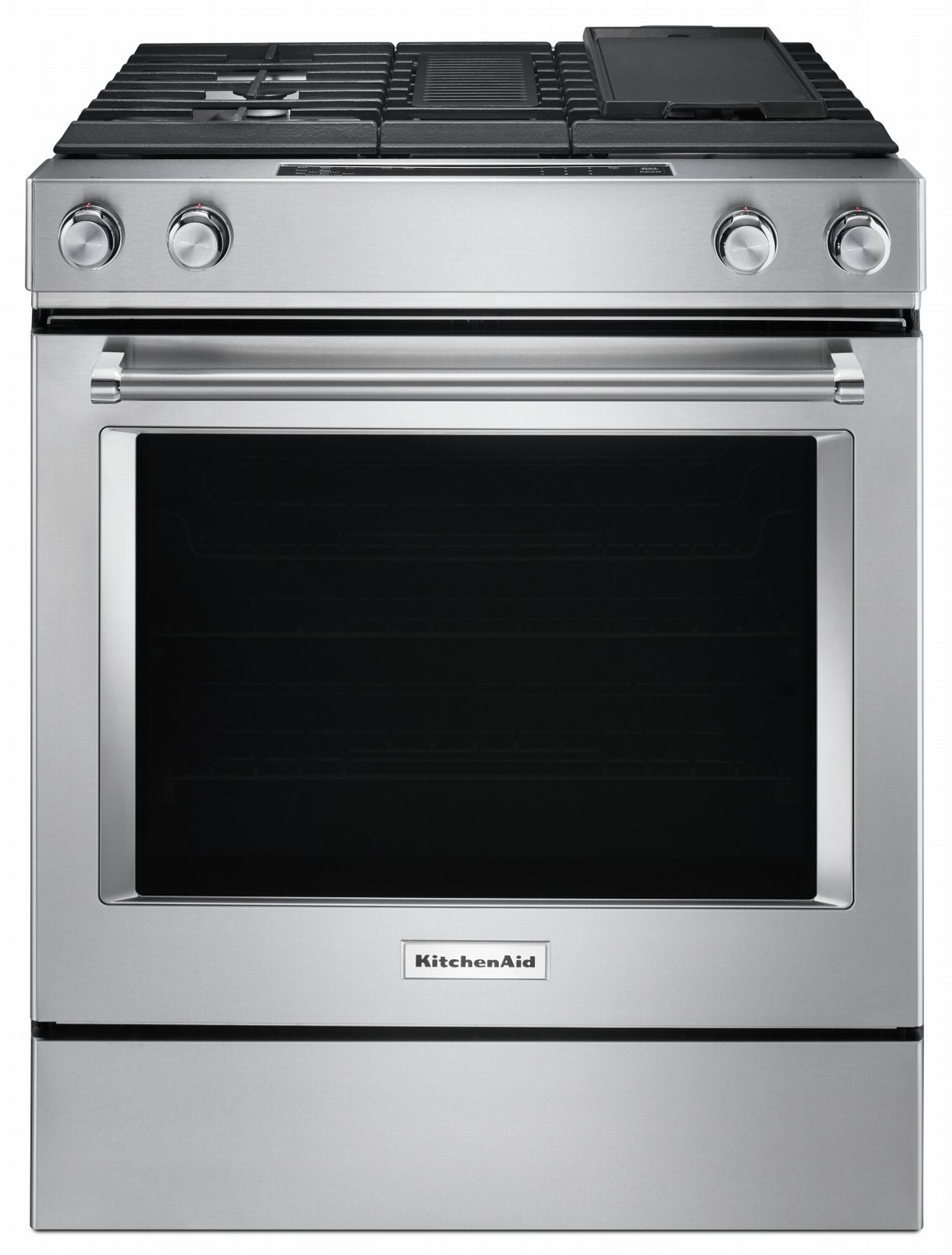 KitchenAid Stainless Steel Downdraft Dual Fuel Range (6.4 Cu.Ft.) - KSDG950ESS