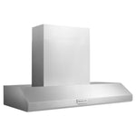 KitchenAid Stainless Steel 48" Commercial-Style 585-1170 CFM Wall-Mount Canopy Range Hood without motor - KVWC958KSS