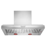 KitchenAid Stainless Steel 48" Commercial-Style Wall-Mount Canopy Range Hood - KVWC958KSS