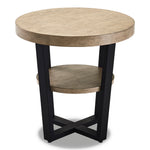 Pescara End Table - Antique Birch