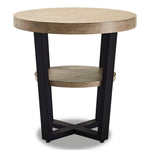 Pescara End Table - Antique Birch