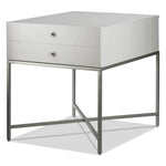 Delaney End Table - White