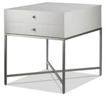 Delaney End Table - White