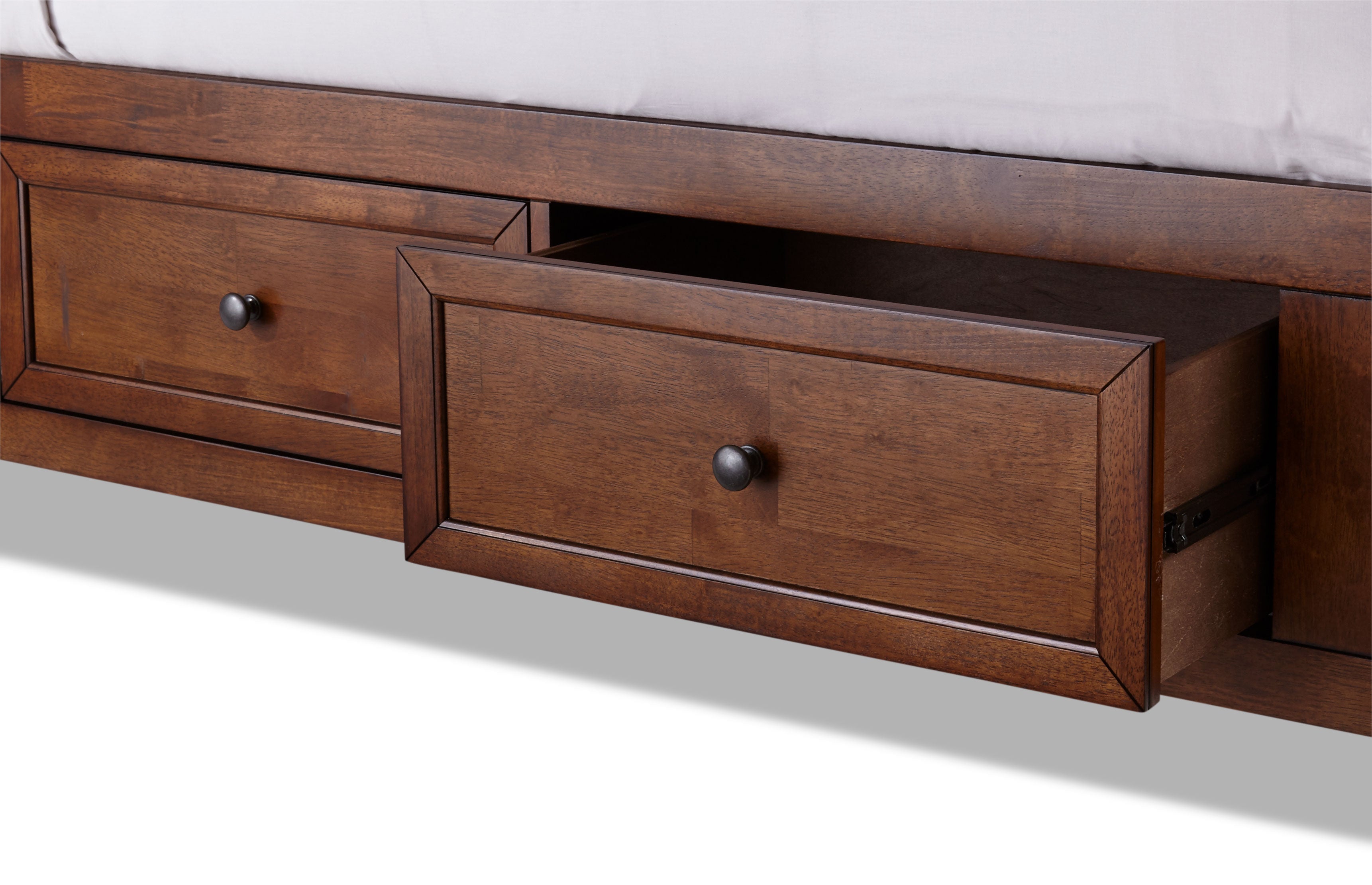 San Mateo 3-Piece King Storage Bed - Tuscan