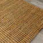 Jute Chunky Boucle Area Rug - 5' X 8' - Beige