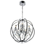 Abia 5 Light Chandelier - Chrome