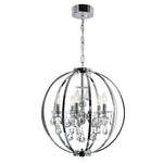 Abia 5 Light Chandelier - Chrome