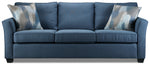 Gretchen Sofa and Loveseat Set - Blue