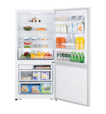 Hisense White Counter-Depth Bottom-Mount Left Swing Refrigerator (17 Cu. Ft.) - RB17N6BWE/L