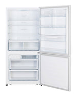 Hisense White Counter-Depth Bottom-Mount Left Swing Refrigerator (17 Cu. Ft.) - RB17N6BWE/L