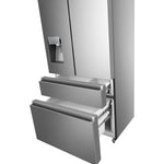 Hisense Titanium Counter Depth French Door Fridge (19.1 Cu.Ft.) - RF200D4CSE