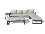 Endless Shores 5-Piece Modular Outdoor Conversation Set - Beige