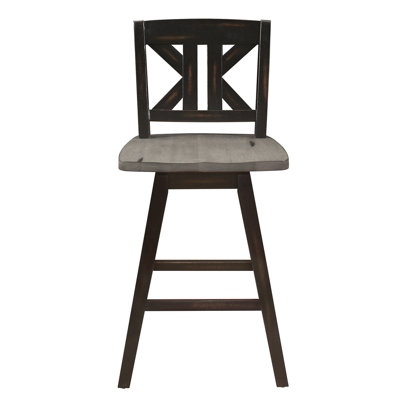 Willie Counter Height Stool - Black, Grey