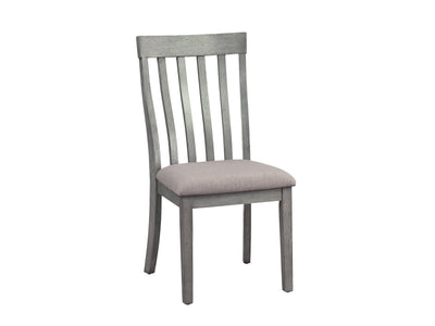Armhurst Chaise sans bras – gris et anthracite
