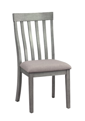 Armhurst Chaise sans bras – gris et anthracite