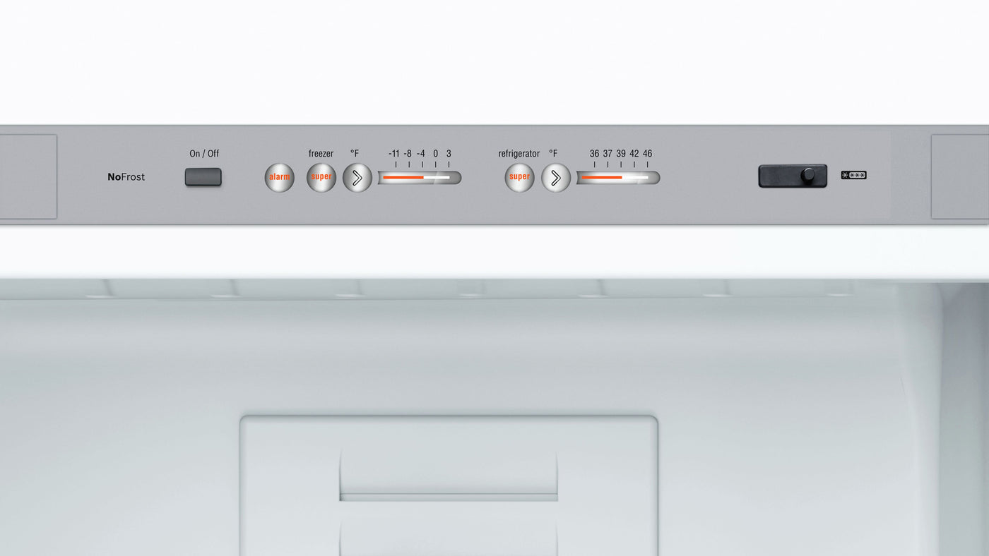 Bosch White Glass 800 Series 24-inch Counter-Depth Bottom Freezer Refrigerator (10 Cu.Ft.) - B10CB81NVW